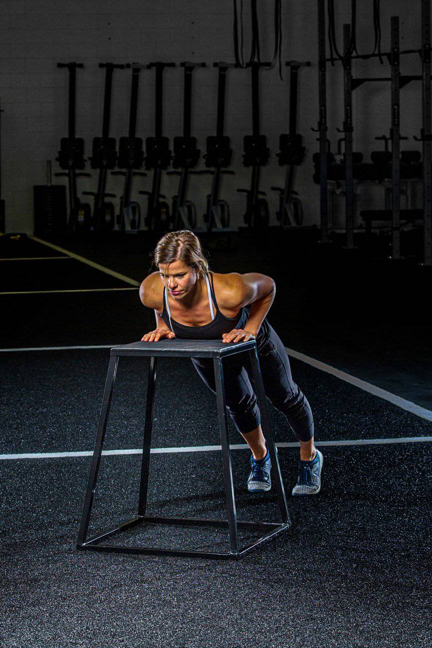 Steel Plyo Boxes – Heavy-Duty Plyometric Jump Platforms with Anti-Slip Rubber Top, 12" and 18" Heights