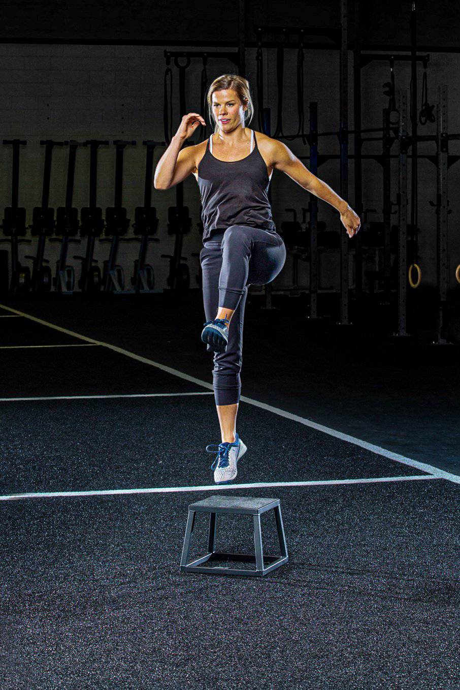 Steel Plyo Boxes – Heavy-Duty Plyometric Jump Platforms with Anti-Slip Rubber Top, 12" and 18" Heights