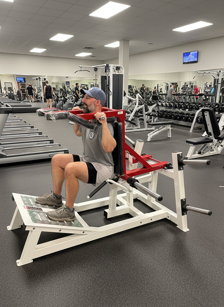 SFE Plate-Loaded V-Squat Machine