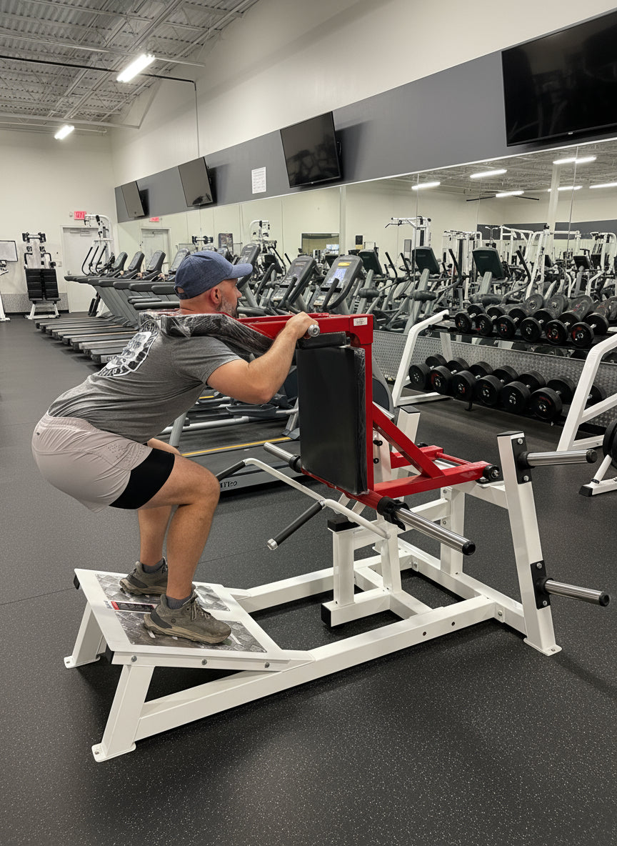 SFE Plate-Loaded V-Squat Machine