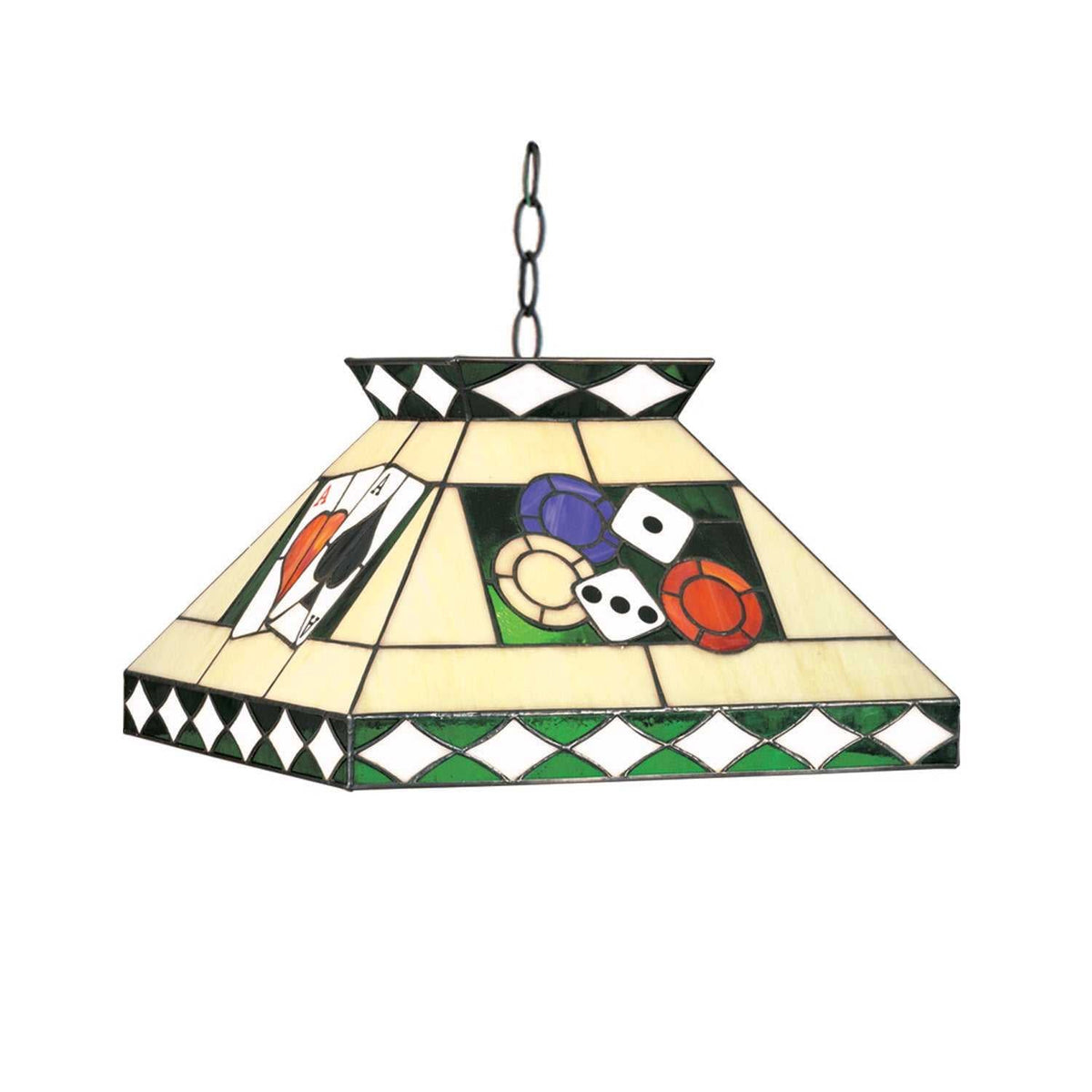 RAM Tiffany-Style Poker Pendant Light — official RAM product image 1