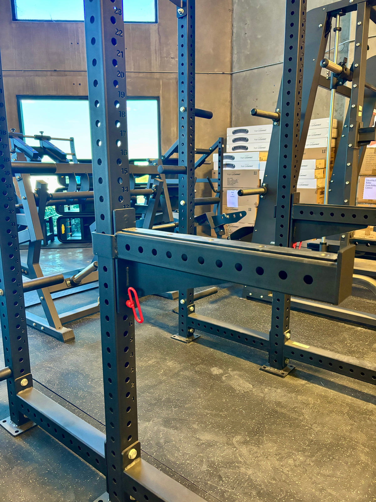 SFE Commercial Squat Rack with Weight Storage