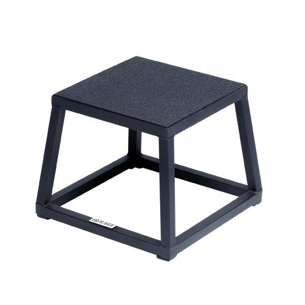 Steel Plyo Boxes – Heavy-Duty Plyometric Jump Platforms with Anti-Slip Rubber Top, 12" and 18" Heights