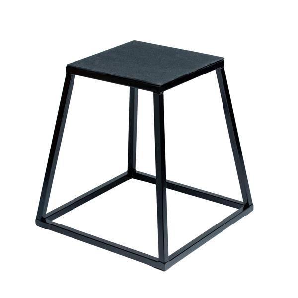 Steel Plyo Boxes – Heavy-Duty Plyometric Jump Platforms with Anti-Slip Rubber Top, 12" and 18" Heights