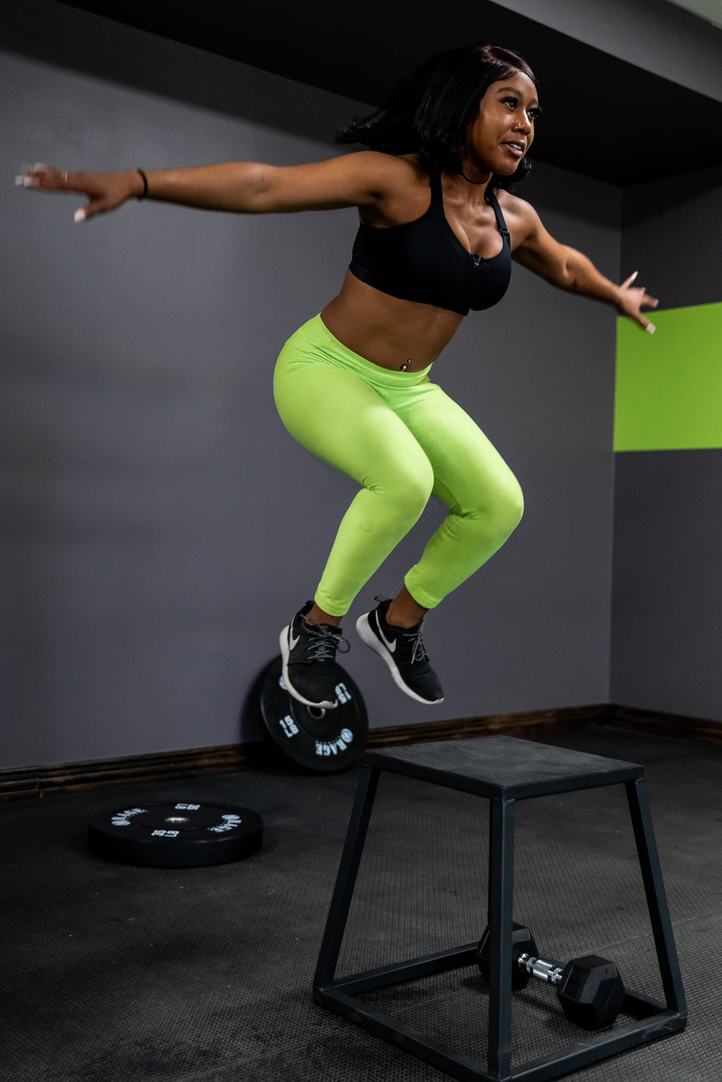 Steel Plyo Boxes – Heavy-Duty Plyometric Jump Platforms with Anti-Slip Rubber Top, 12" and 18" Heights