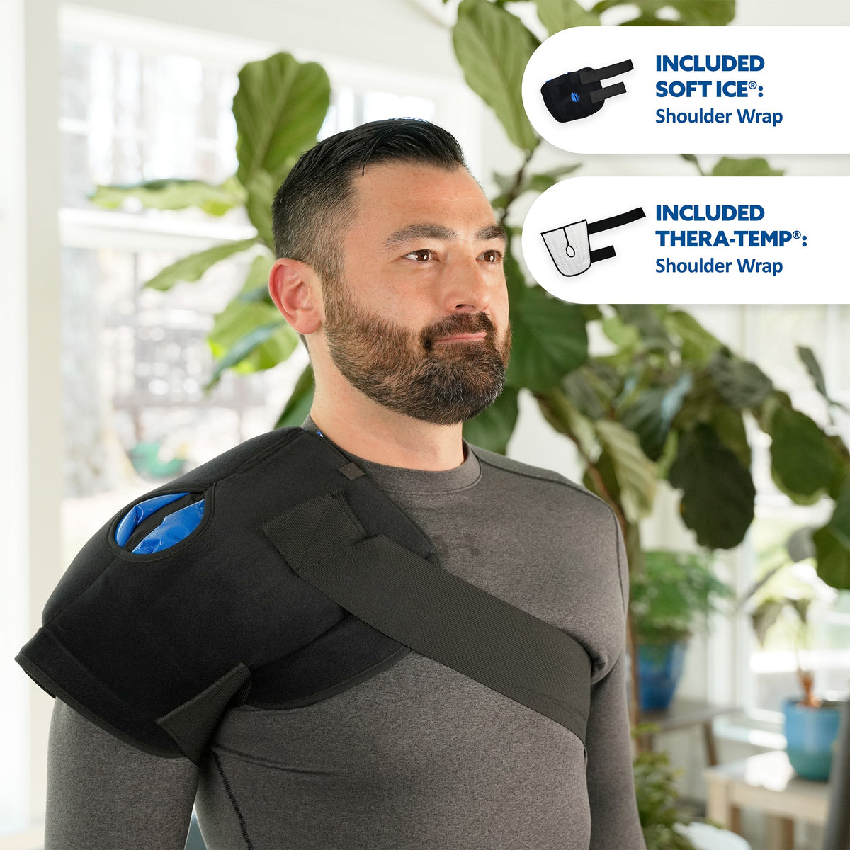 Polar Shoulder Cold + Heat Kit contents