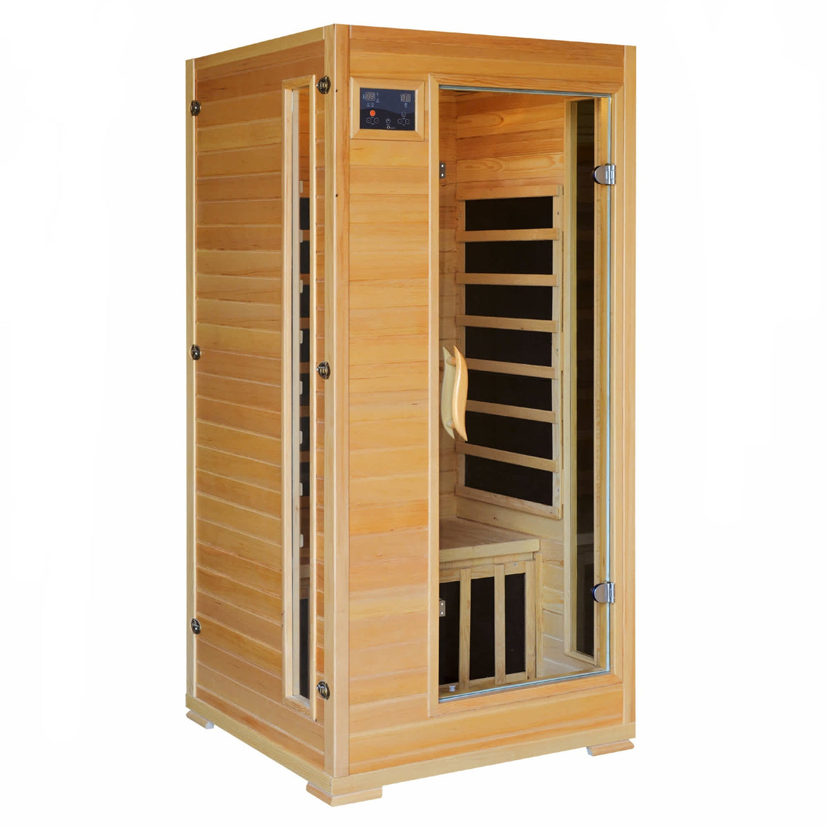 Buena Vista 1-2 Person Hemlock Infrared Sauna with 4 Carbon Heaters