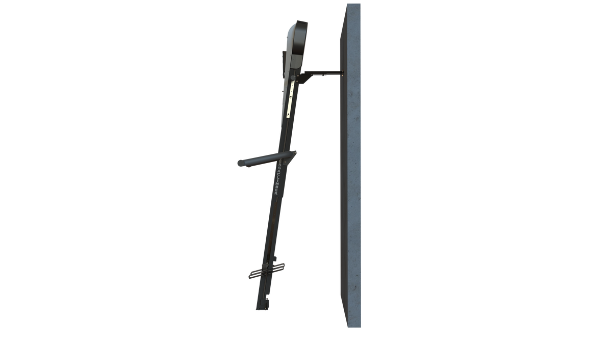 VersaClimber TS-M wall mount, side view