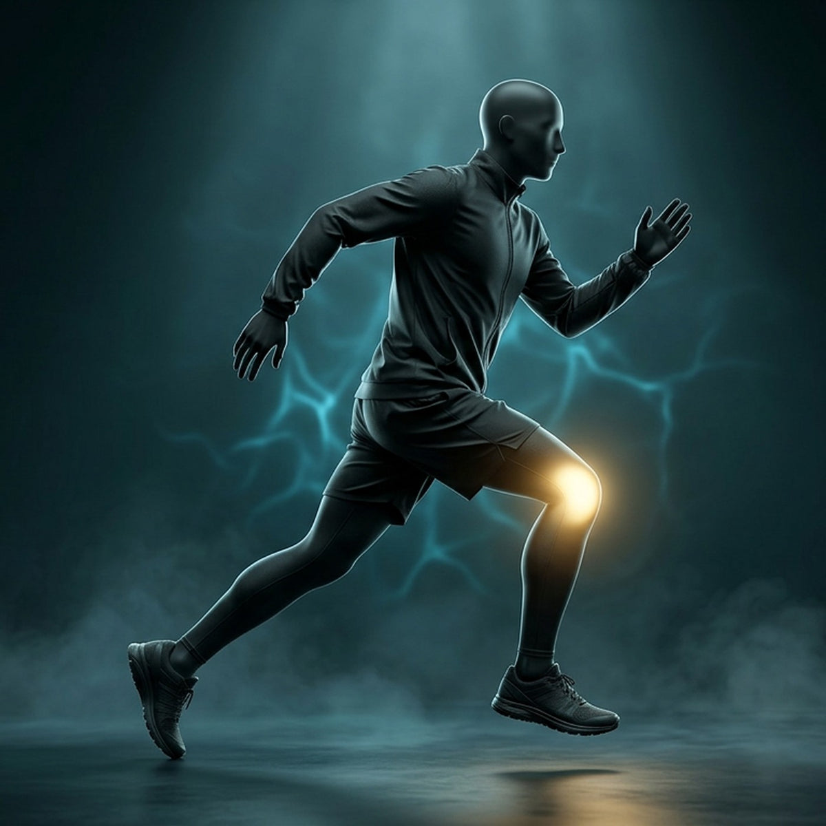 Knee kit: knee highlighted. RESEVVOR illustration