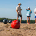 Elakai Rambler premium resin bocce set being played outdoors