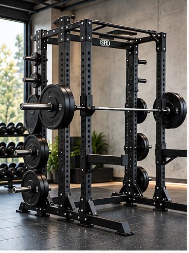 SFE commercial squat rack