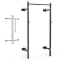 Synergee 2200 Series Folding Squat Rack — Black / 95" / 21"