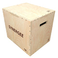 Synergee 3-in-1 Wood Plyo Box — 20-18-16