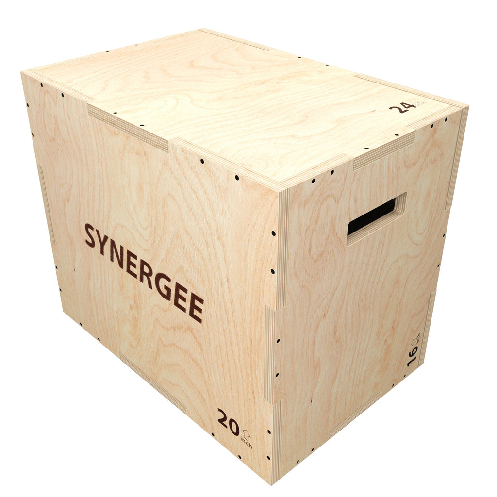 Synergee 3-in-1 Wood Plyo Box