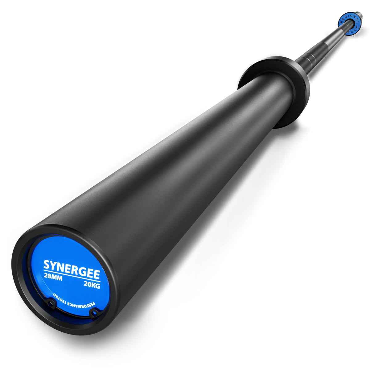 Synergee Regional Olympic Barbell — Black Phosphate — 20KG Black Phosphate
