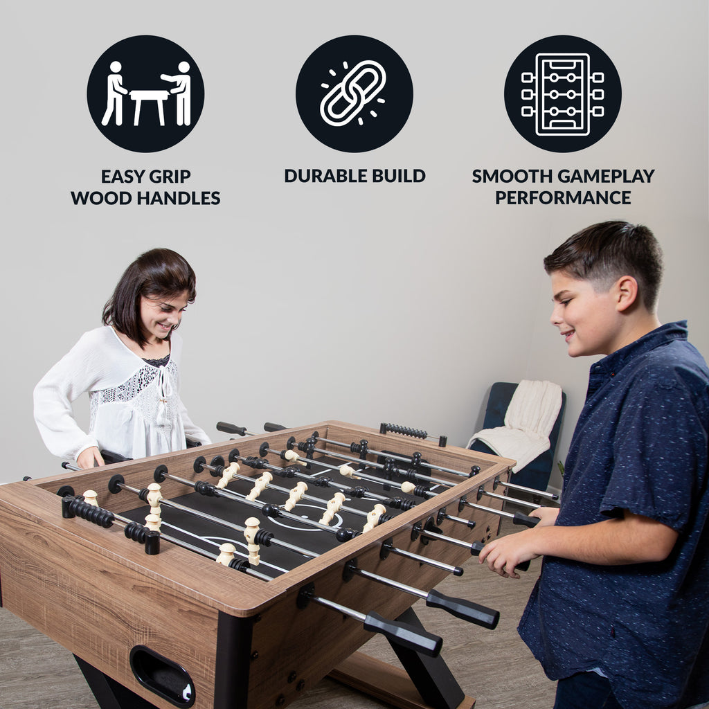 Excalibur 54-in Foosball Table - Driftwood