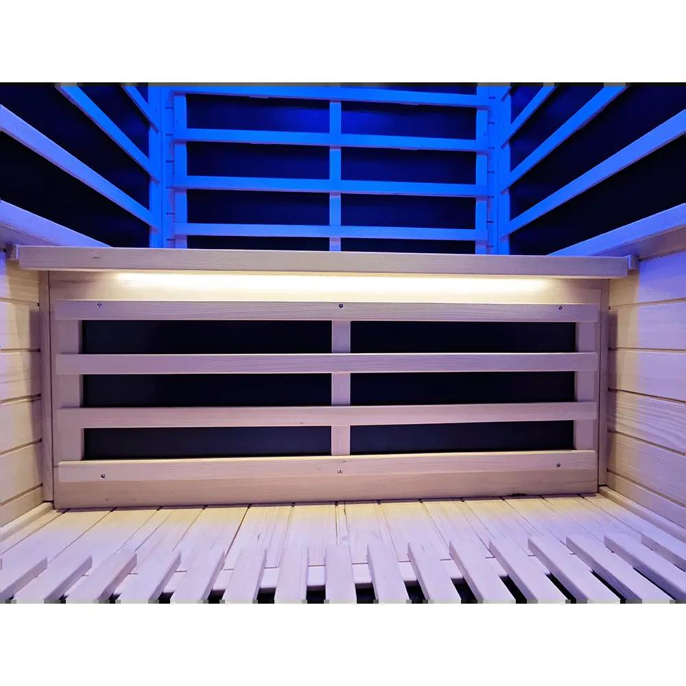 Wizzisaunas SH02 bench and heating panels